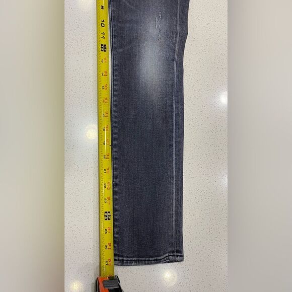 R13 Kate Skinny Jeans Orion Black 26x27 Made in Italy Distressed EUC - Picture 9 of 13